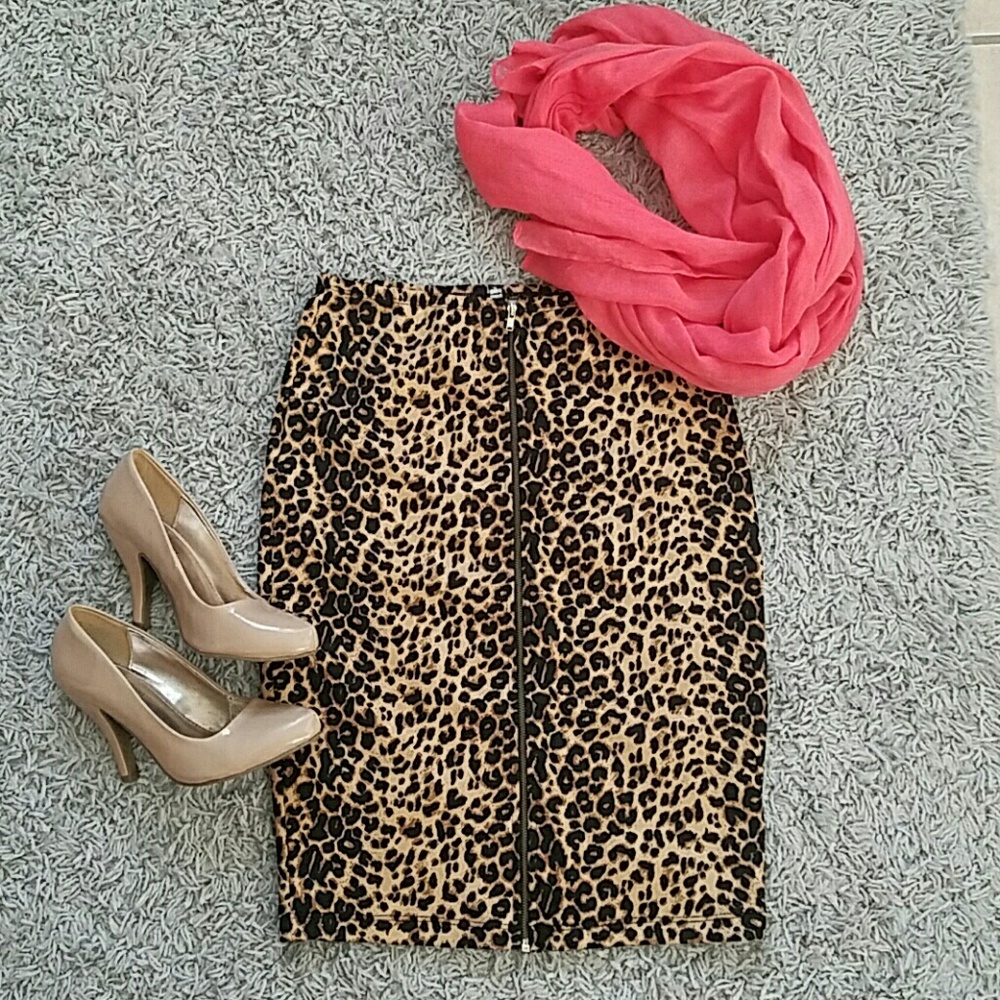 Animal Print Skirt